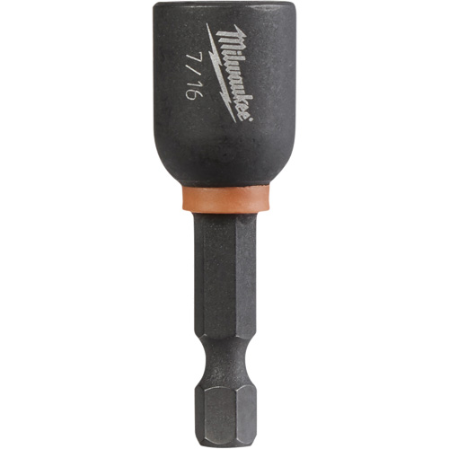 Shockwave Impact Duty Nutsetter, 1/4" Tip, 7/16" Drive, 1-7/8" L, Magnetic Cam Industrial