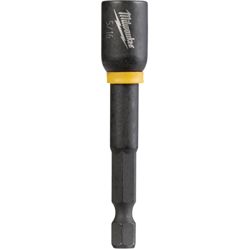 Shockwave Impact Duty Nut Driver, 1/4" Tip, 5/16" Drive, 2-9/16" L, Magnetic Cam Industrial