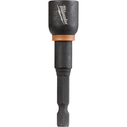 Shockwave Impact Duty Nut Driver, 1/4" Tip, 7/16" Drive, 2-9/16" L, Magnetic Cam Industrial