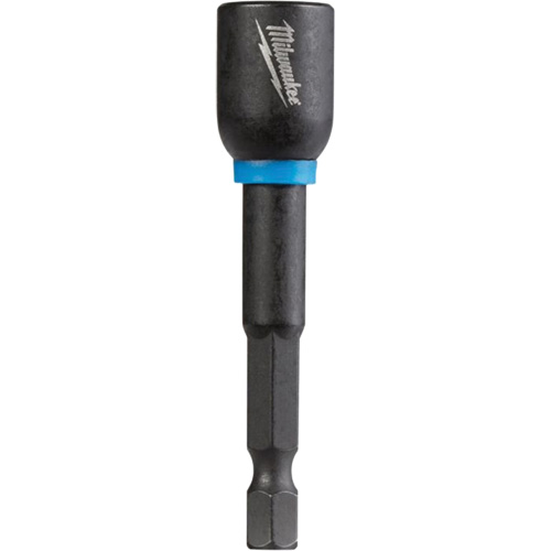 Shockwave Impact Duty Nut Driver, 1/4" Tip, 10 mm Drive, 2-9/16" L, Magnetic Cam Industrial