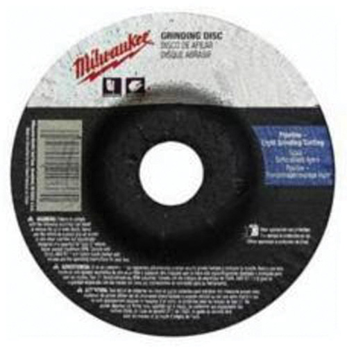 Grinding Wheel, 4-1/2" x 1/4", 7/8" Arbor, Aluminum Oxide, Type 27 Cam Industrial