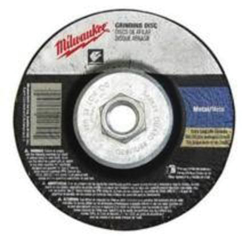Grinding Wheel, 4-1/2" x 1/4", 5/8"-11 Arbor, Zirconium, Type 27 Cam Industrial
