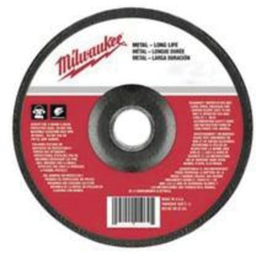Grinding Wheel, 6" x 1/4", 5/8"-11 Arbor, Aluminum Oxide, Type 27 Cam Industrial