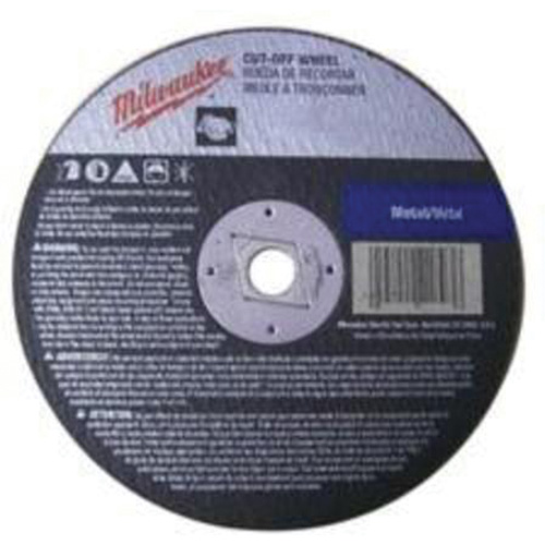 General Purpose Cut-Off Wheels, 7" x 3/32", 5/8" Arbor, Type 1, Aluminum Oxide, 8730 RPM Cam Industrial