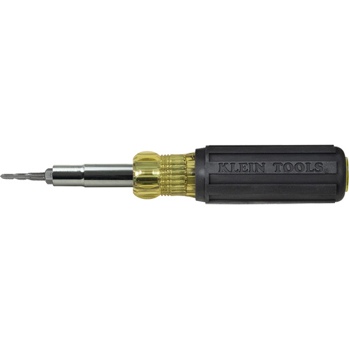 Multi-Bit Tap Tool Driver, 7-3/4" L, Cushion Grip Handle Cam Industrial