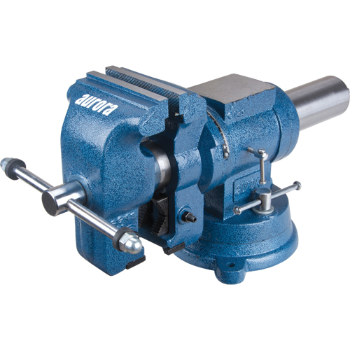 Multi-Purpose Bench Vise, 5" Jaw Width, 3-1/10" Throat Depth Cam Industrial