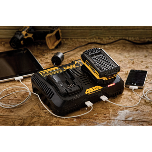 Borne de recharge Max pour chantier, 12 V/20 V, Lithium-ion Cam Industrial