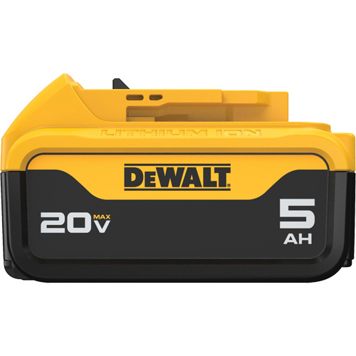 Bloc-piles Max XR Premium, Lithium-ion, 20 V, 5 A Cam Industrial