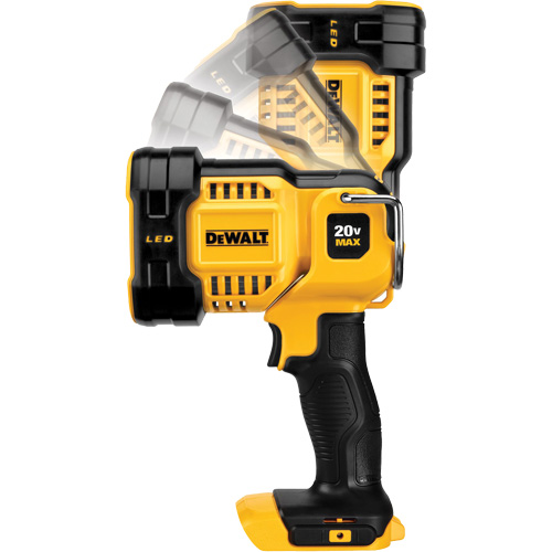 Max Cordless Jobsite Spotlight, LED, 1000 Lumens, Rechargeable Batteries Cam Industrial