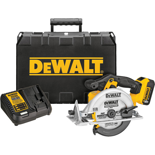Max Circular Saw Kit, 6-1/2", 20 V Cam Industrial
