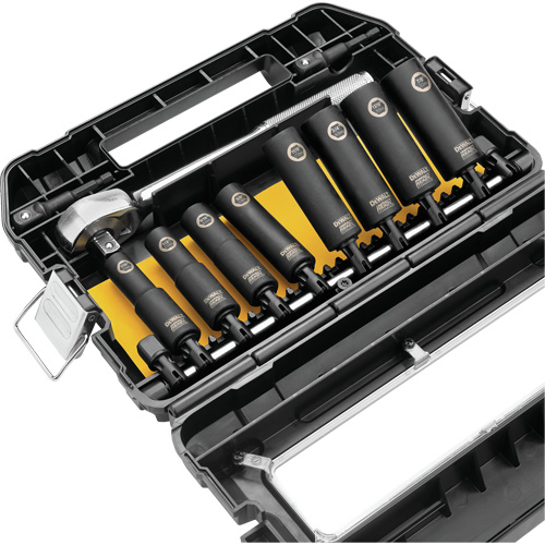 Ready Socket Set, 10 Pcs, Impact, 1/2" Drive Size Cam Industrial