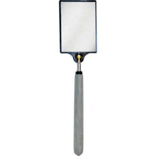 Inspection Mirror, Rectangular, 3-1/2" L x 2-1/2" W, Telescopic Cam Industrial