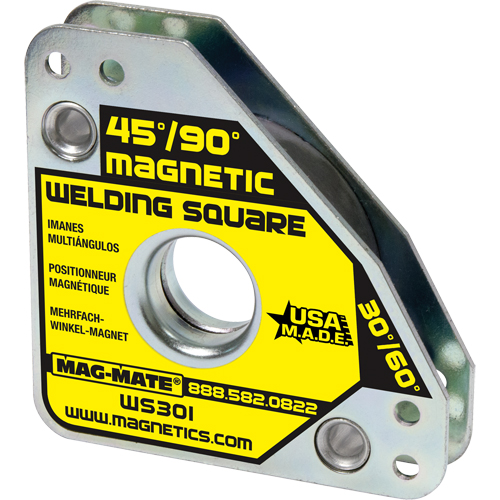 &eacute;querres de soudage magn&eacute;tiques, 7-5/8" lo x 3/4" la x 3-3/4" h, 60 lb Cam Industrial