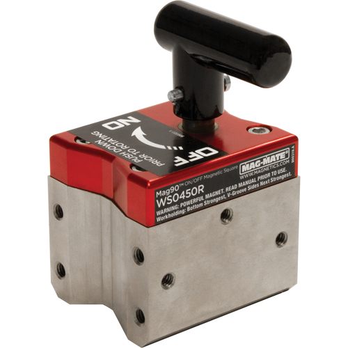 &eacute;querres magn&eacute;tiques Mag90 avec interrupteur, 3" lo x 2-1/2" la x 4-5/8" h, 450 lb Cam Industrial