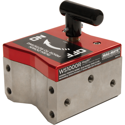 &eacute;querres magn&eacute;tiques Mag90 avec interrupteur, 4-1/4" lo x 4" la x 4-3/4" h, 1000 lb Cam Industrial