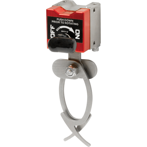 On/Off Magnetic Hanging Hooks, 5-3/4" Length, 1-3/4" Diameter, 35 lbs. Capacity Cam Industrial