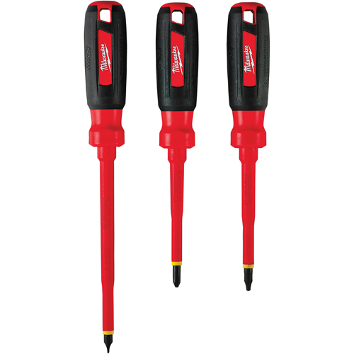 Insulated Screwdriver Kit, 1000 V, 3 Pcs Cam Industrial