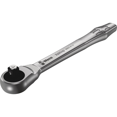 Zyklop Metal Ratchet 1/4 Push Through , 1/4" Drive, Plain Handle Cam Industrial