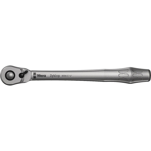 Zyklop Metal 1/2 Ratchet with Switch Lever , 1/2" Drive, Plain Handle Cam Industrial