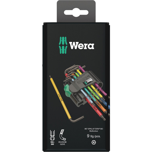 Jeu de cl&eacute;s en L, 9 mcx, Torx Cam Industrial