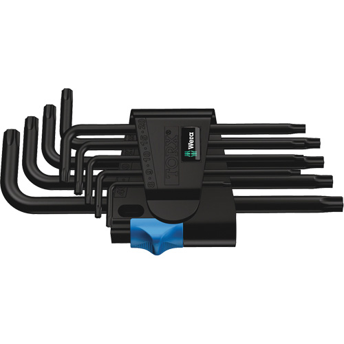 Jeu de cl&eacute;s en L avec fonction de retenue, 9 mcx, Torx Cam Industrial