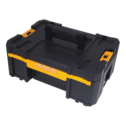 TSTAK&reg; III Tool Box with Single Deep Drawer, 16-3/4" x 12-1/4" x 6-7/8", Black Cam Industrial
