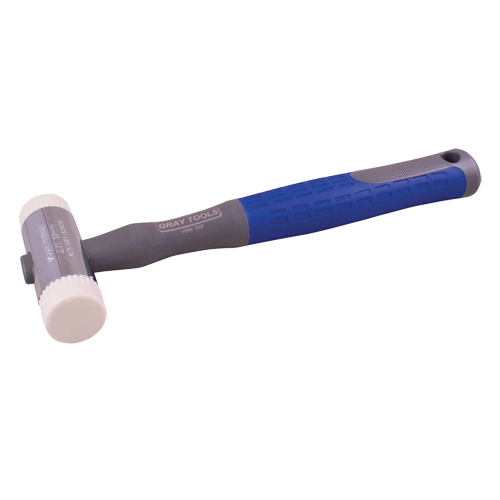 Hammer with Nylon Tips, 12 oz. Head Weight, 11-1/2" L Cam Industrial