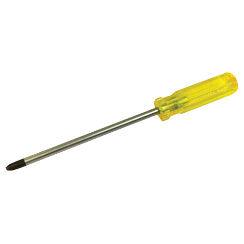Phillips&reg; Screwdriver, #2, 8-1/4" L, Plastic Handle Cam Industrial