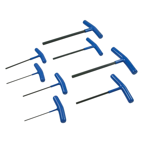 T-handle Hex Key Set, 8 Pcs., Metric Cam Industrial
