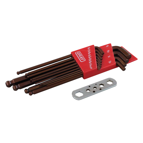 Long Arm Ball Hey Key Set, 13 Pcs., Imperial Cam Industrial