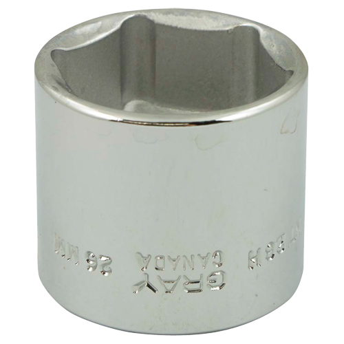 Socket, 15 mm, 3/8" Drive, 6 Points Cam Industrial