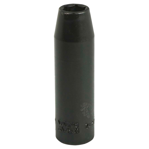 Socket, Impact, 3/8", 3/8" Drive, 6 Points, Deep Cam Industrial