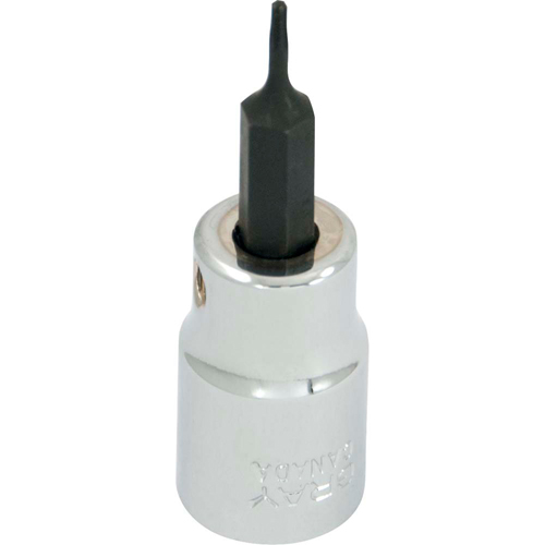 Bit Socket, Torx&reg;, T6 x 2-1/8" L, 3/8" Drive Cam Industrial