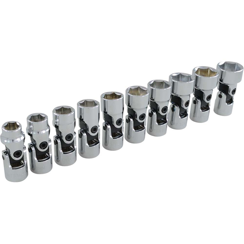 Jeu de douilles cardan, 10 Mcx, Prise de 3/8" Cam Industrial