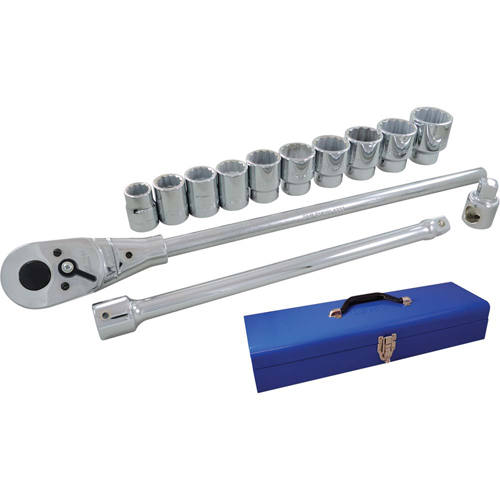 Jeu de douilles et accessoires, 15 Mcx, Prise de 3/4" Cam Industrial