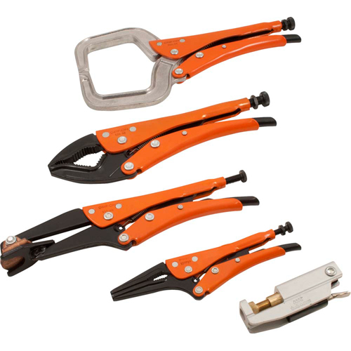 Welding Locking Plier Set, 5 Pieces Cam Industrial