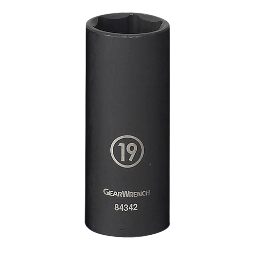 Douille, Chocs, 13 mm, Prise 3/8", 6 pans, Profond Cam Industrial