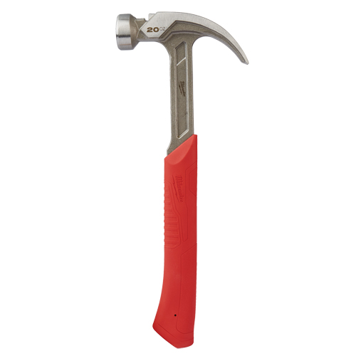 Marteau &agrave; panne incurv&eacute;e et face lisse, 20 oz, Prise en Acier plein, 14" lo Cam Industrial