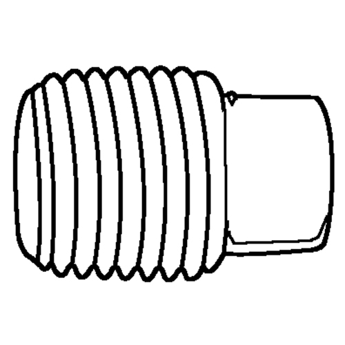 Bouchon de tuyau (t&ecirc;te carr&eacute;e), 1/8" dia., Laiton Cam Industrial