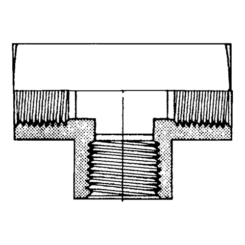 Female Pipe Tees, Brass, 1/8" Cam Industrial