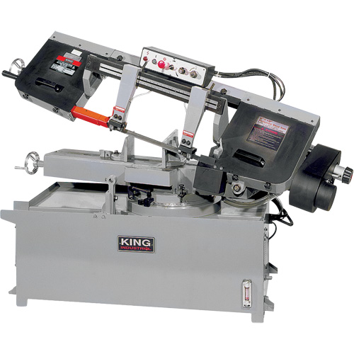 Metal Cutting Swivel Bandsaw, Horizontal, 9" x 18" Rectangular Cutting Capacity Cam Industrial