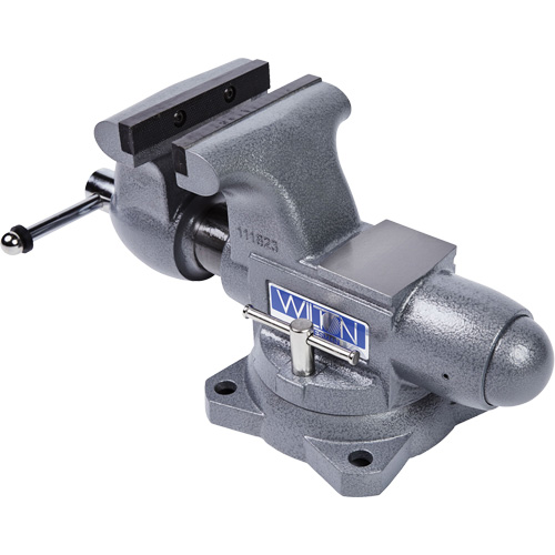 &eacute;tau pour ouvriers, Largeur des m&acirc;choires 6-1/2", Profondeur de la gorge 4-1/4" Cam Industrial
