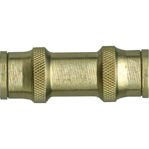 Union Coupling, 3/8", Brass Cam Industrial