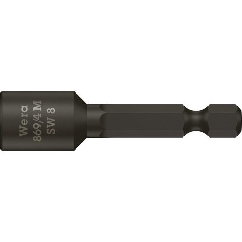 Nutsetters, 8 mm Tip, 1/4" Drive, 50 mm L, Magnetic Cam Industrial