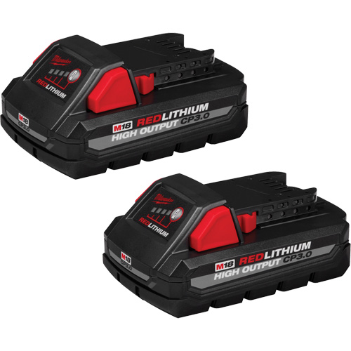 M18 Redlithium High Output CP3.0 Battery Packs, Lithium-Ion, 18 V, 3.0 Ah Cam Industrial