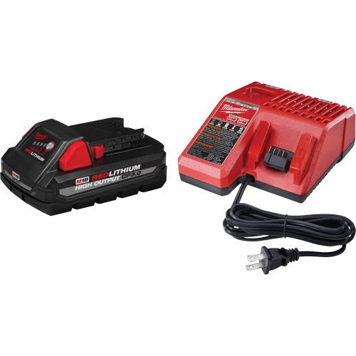 M18 Redlithium High Output CP3.0 Battery Charging Kit, 18 V, Lithium-Ion Cam Industrial