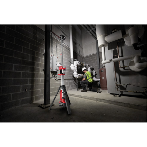 M18 Rocket Dual Power Tower Light, LED, 2500 Lumens, Aluminum Housing Cam Industrial