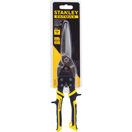 Cisailles longues Fatmax, Longueur de coupe de 3-9/50", Coupe Droit Cam Industrial