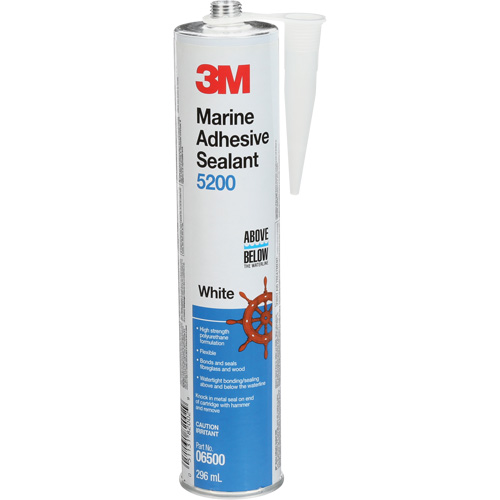 Marine Adhesive Sealant 5200, 378 ml, White Cam Industrial