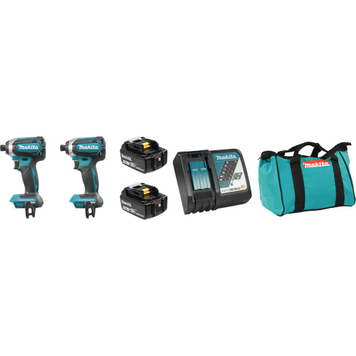 LXT&reg; 2-Tool Brushless Motor Combo Kit, 18 V Cam Industrial